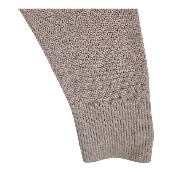 GAP Men XL Sweater Brannon Brown V-Neck Long Sleeve Merino Wool Blend Chest 48" - Picture 5 of 8